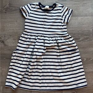 Hanna Andersson Girls Striped Pocket Dress